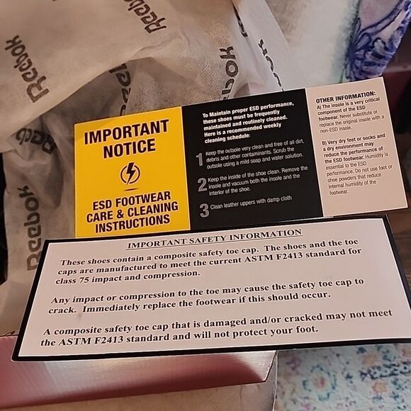 Men's work shoes Reebok  Flexagon 3.0 Work size 10W athletic work shoe - Picture 11 of 13